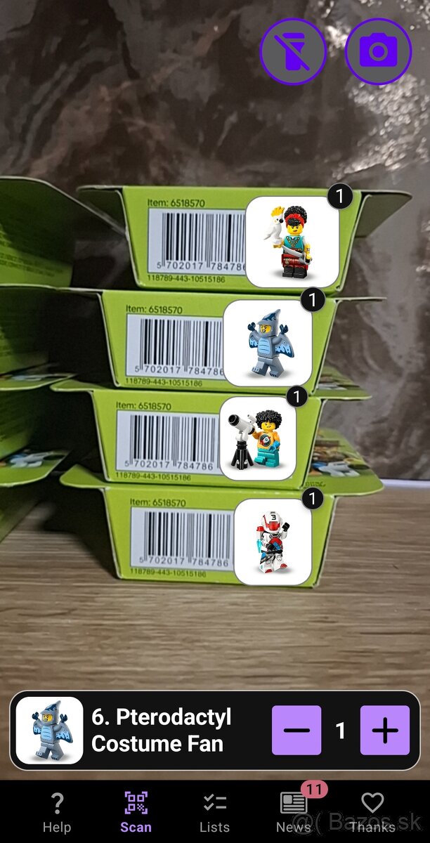 LEGO 71048 minifigurky kompletní 27. série 11ks - 4