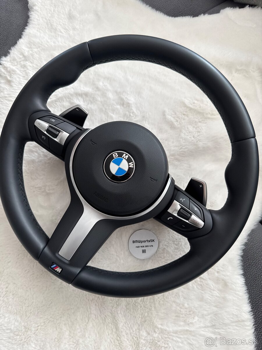 Predám BMW volant Mpacket F10/F01 s pádlami - 4