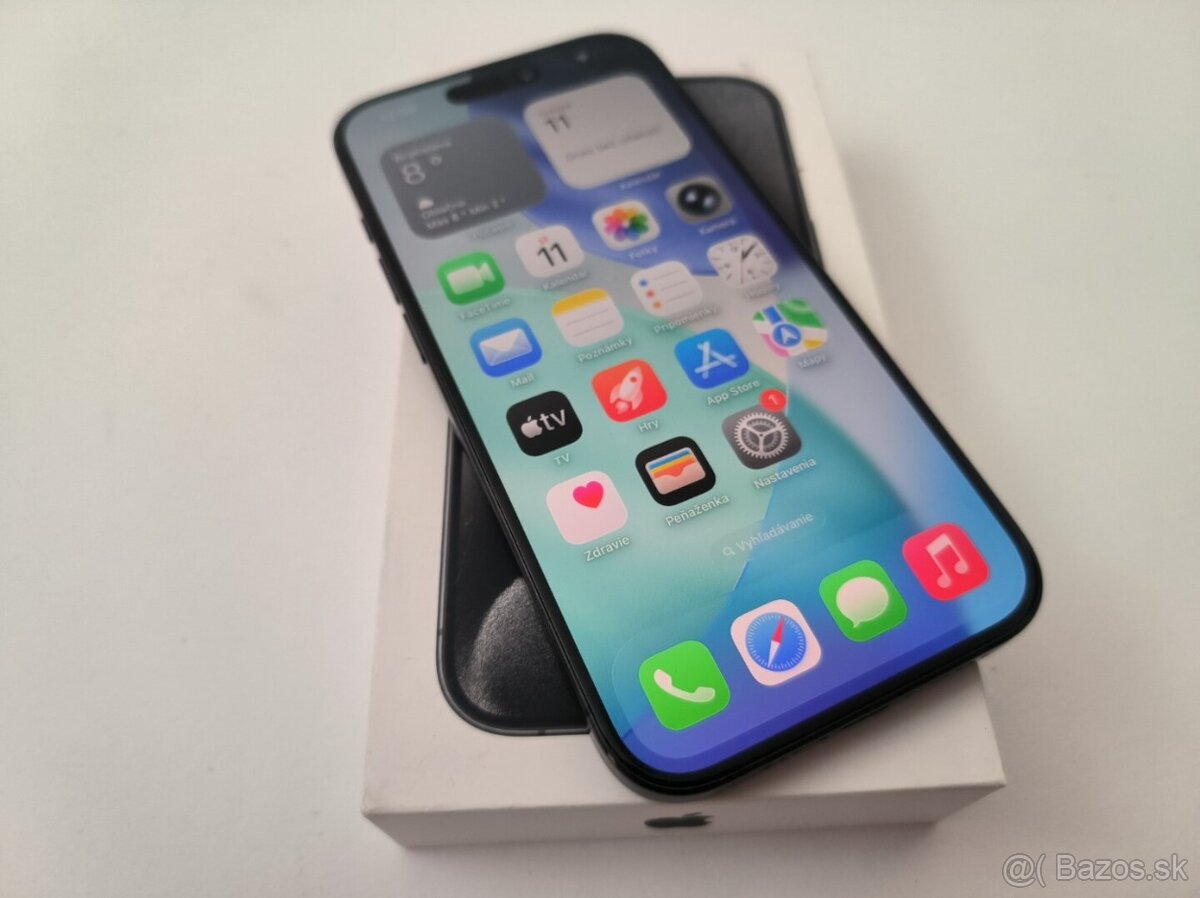 apple iphone 15 PRO MAX 256gb Black Titanium / Batéria 86% - 4