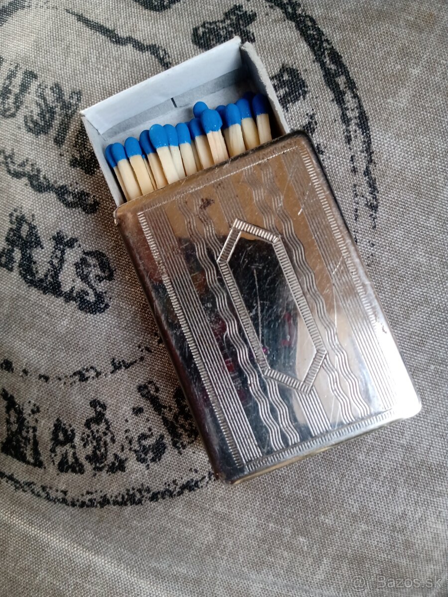 Staré retro ČSSR puzdro na zápalky - 4
