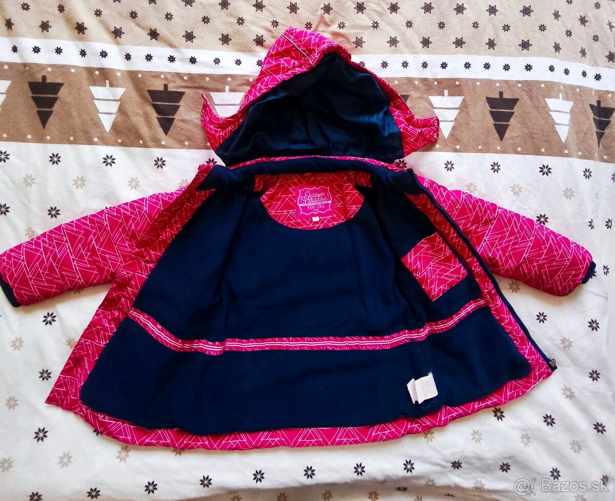 Dievčenská zimná bunda 110 - 4