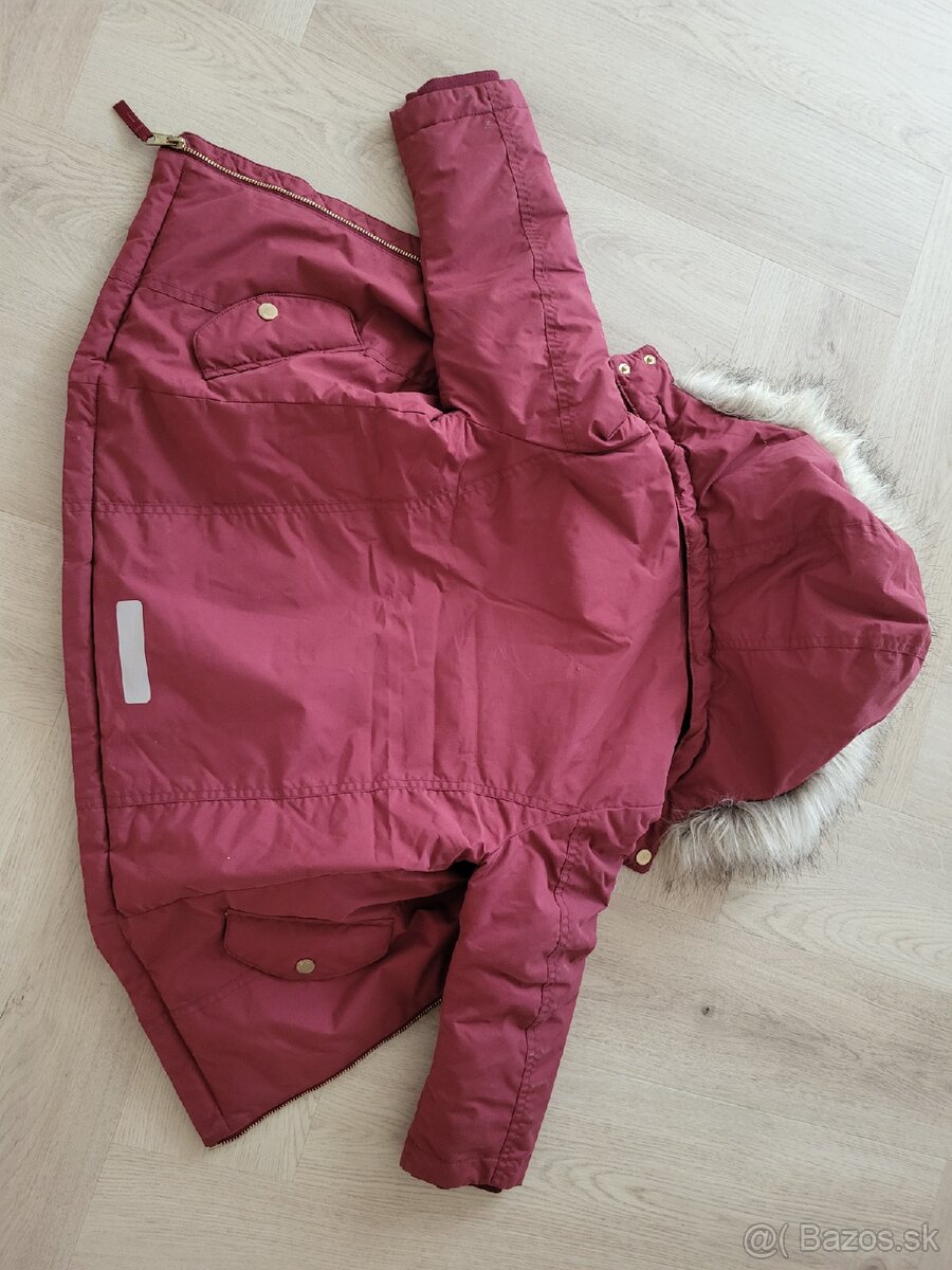 Dievčenská zimná vetrovka veľ. 110 H&M - 4