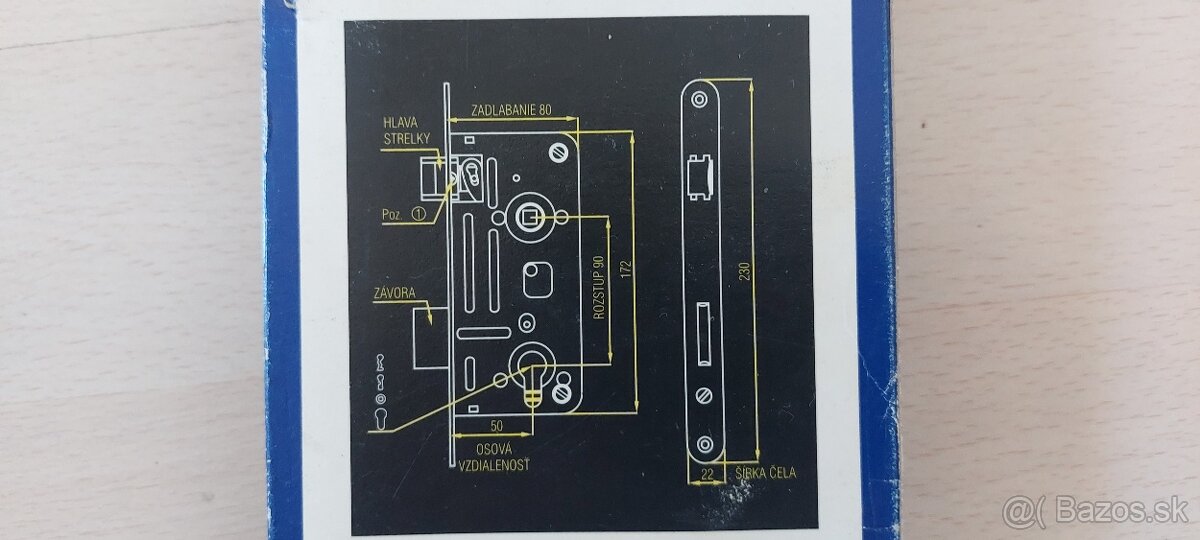 zadlabávací zámok - 4