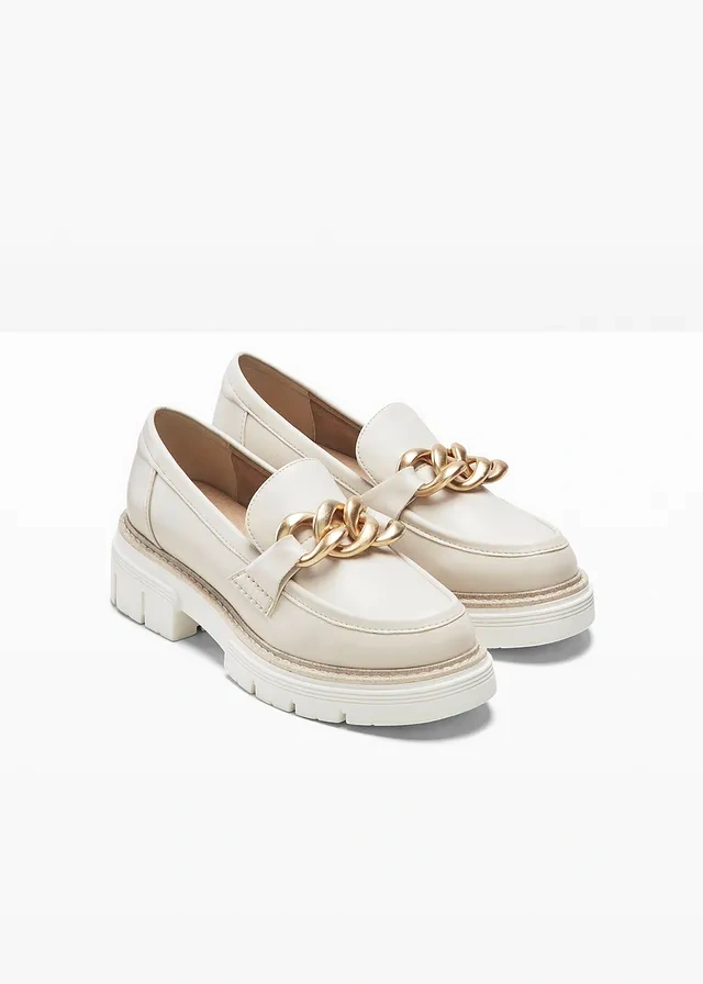 NOVÉ smotanové mokasíny \ loafery veľ. 37 (osobný odber) - 4