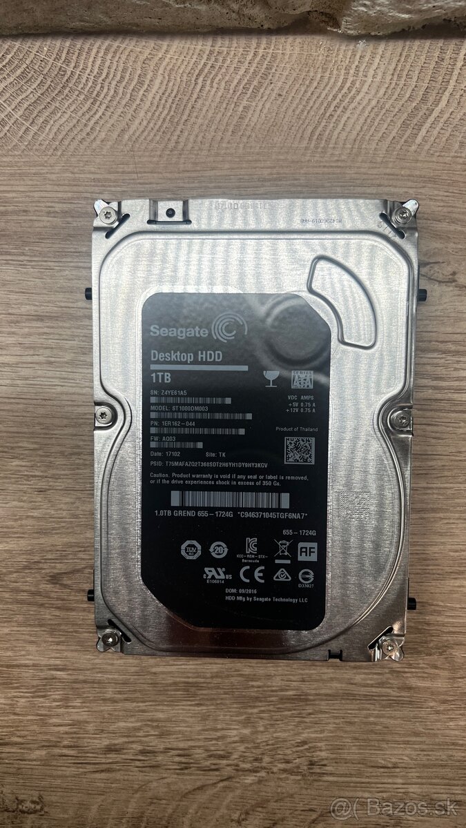 ✅ Seagate HDD 1TB + 2TB, funkčné, bez závad, lacno - 4