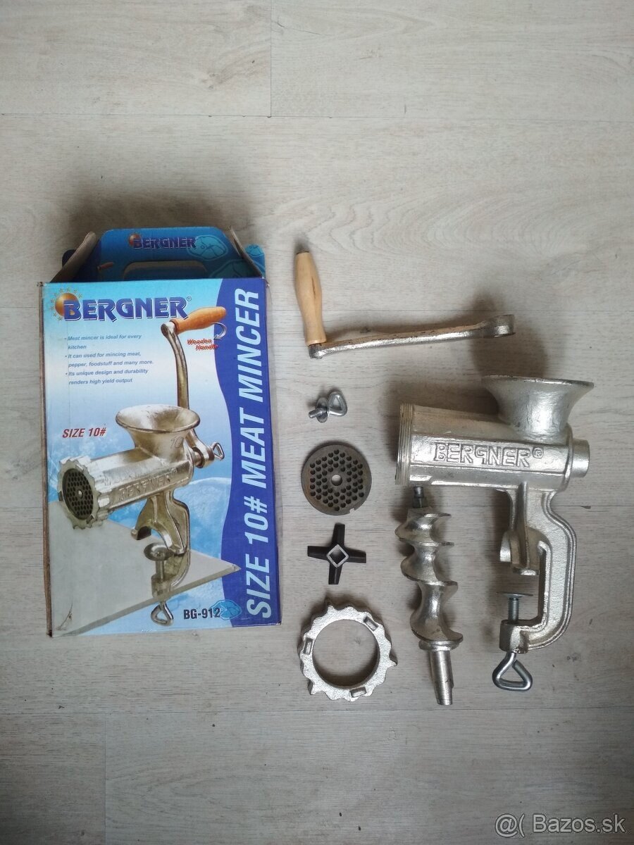 Ručný mlynček na mäso č.10 - 4