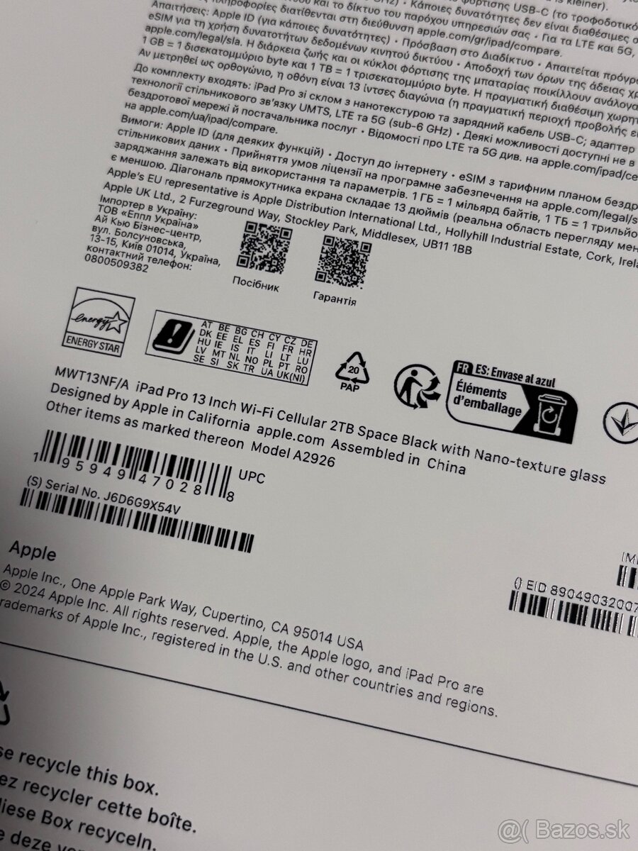 iPad Pro 13” M4 Cellular 2TB nanotextura - nepoužity - 4