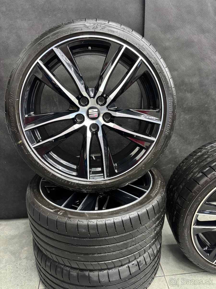 ✅ 5x112 r19 Seat leon Cupra bicolor top stav pneu 2024 rok - 4