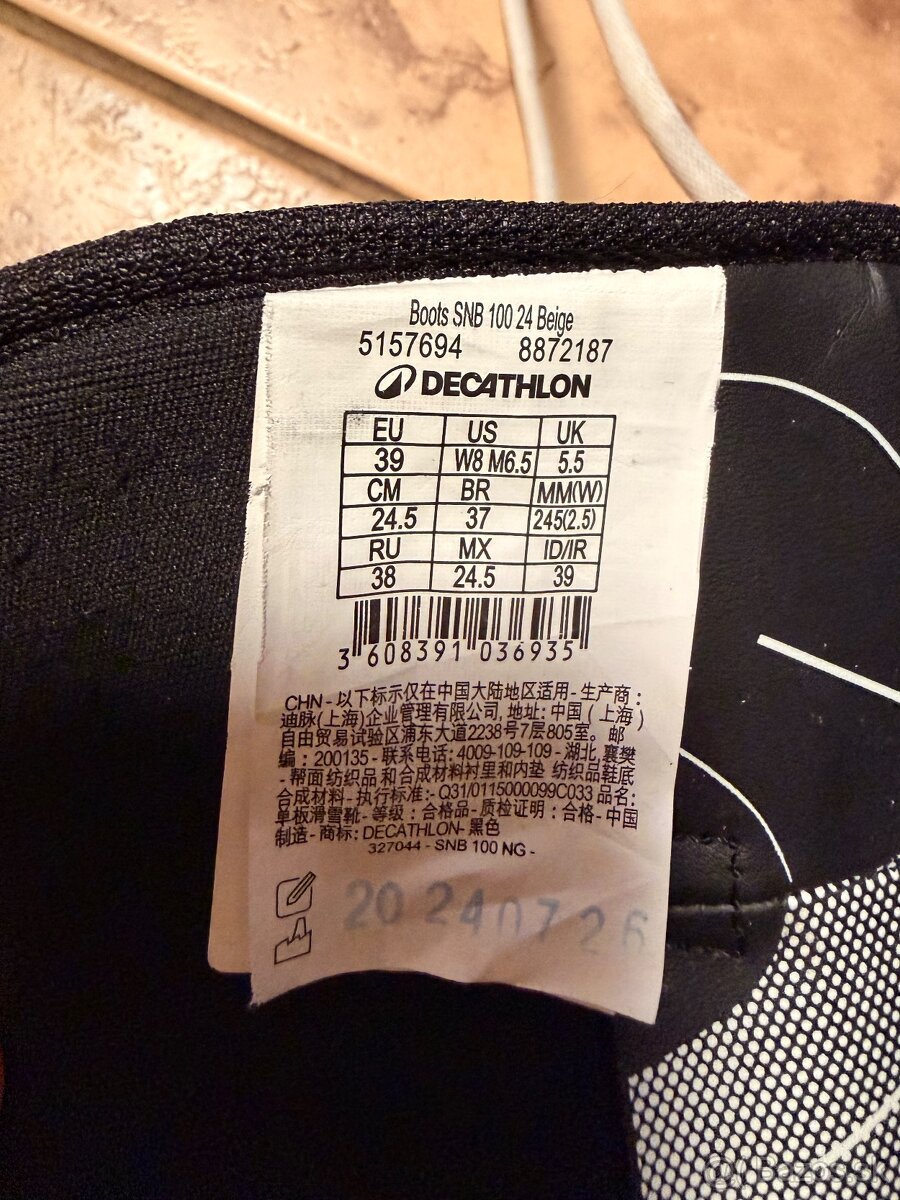 Topánky wedze 39 - 4