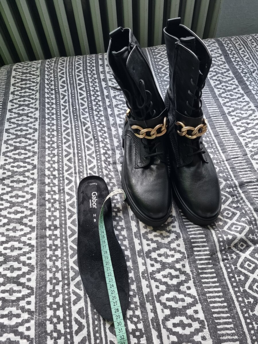 Kožene čižmy Gabor - 4