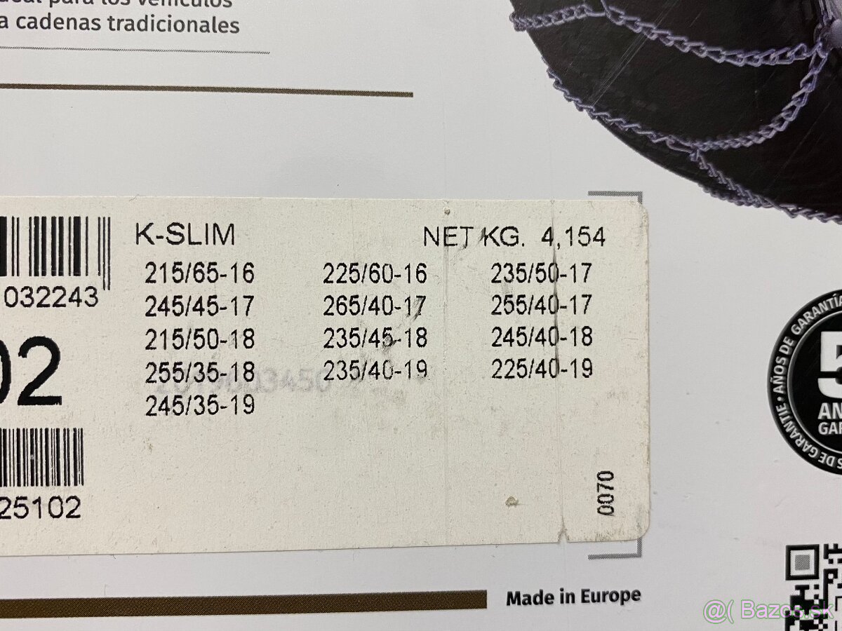 snehové reťaze Thule KONIG K-SLIM CB7 - 4