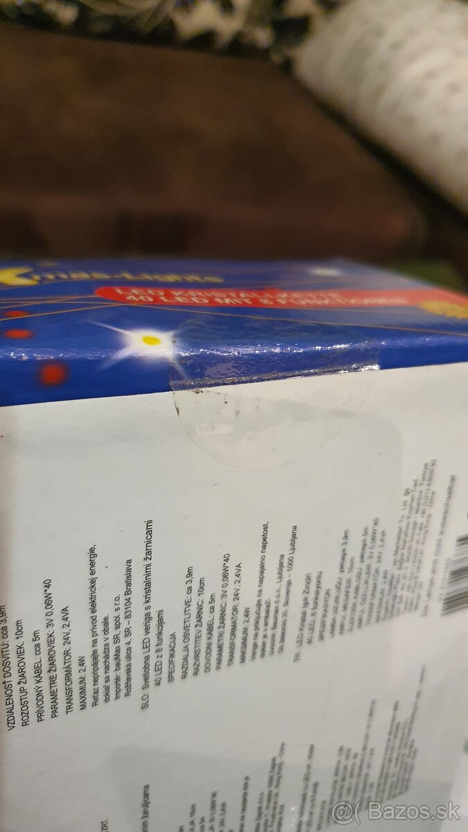 Vonkajšie LED cencúle 4 3,9m - 4