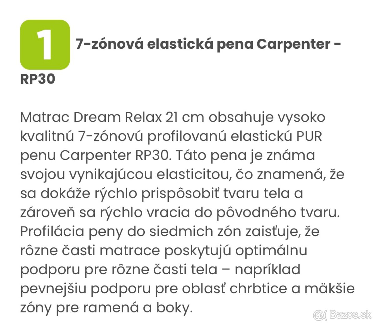 Obojstranný matrac 180x200 - 4