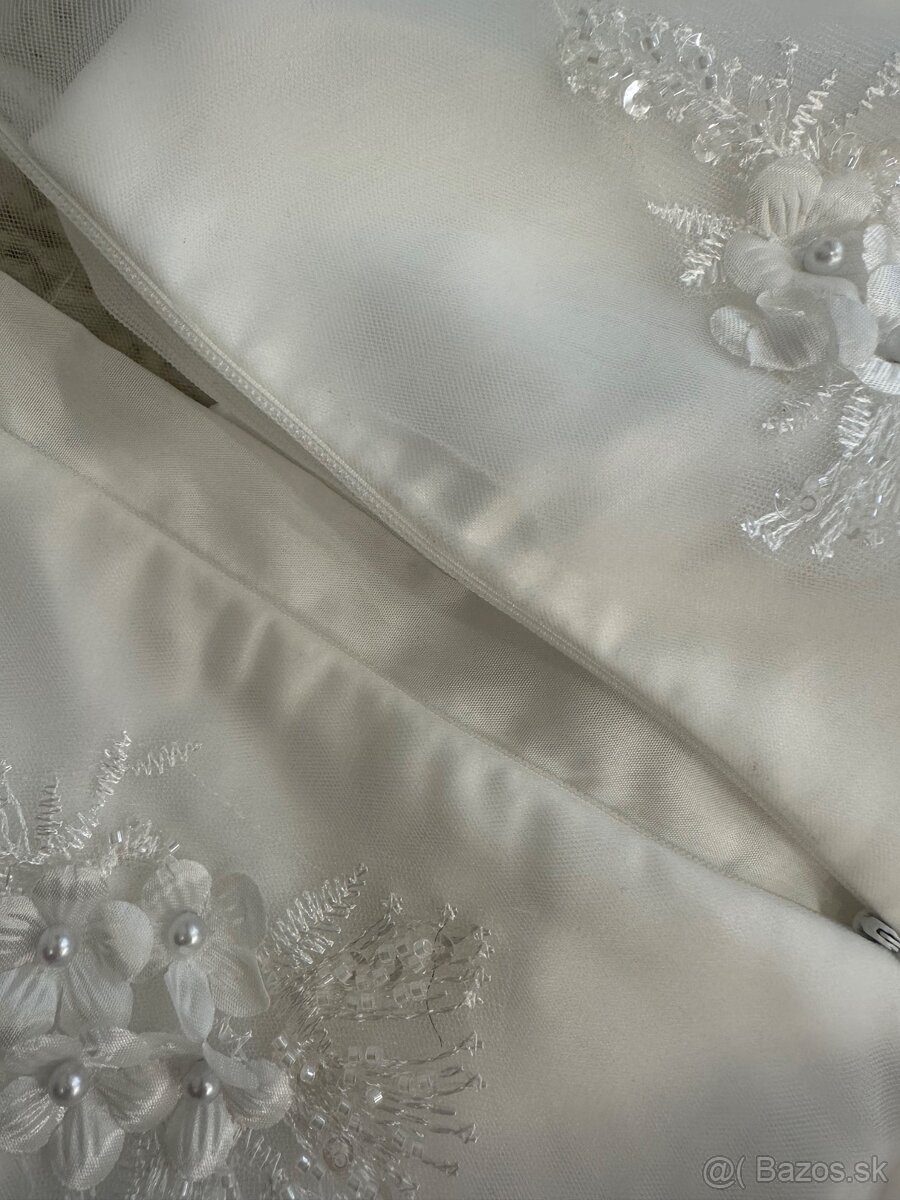 Šaty na prijimanie s rukavom - 4