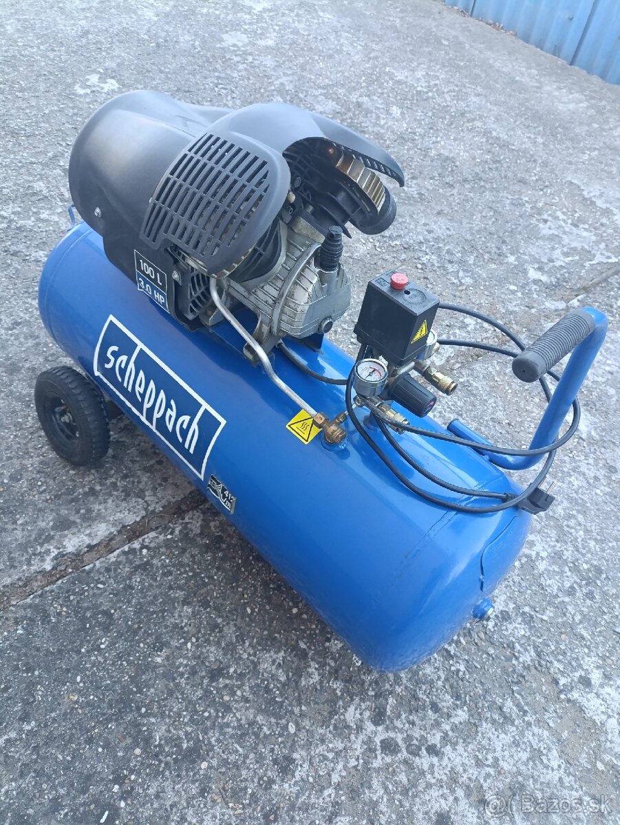 Scheppach HC100DC s objemom vzdušníka 100 litrov - 4