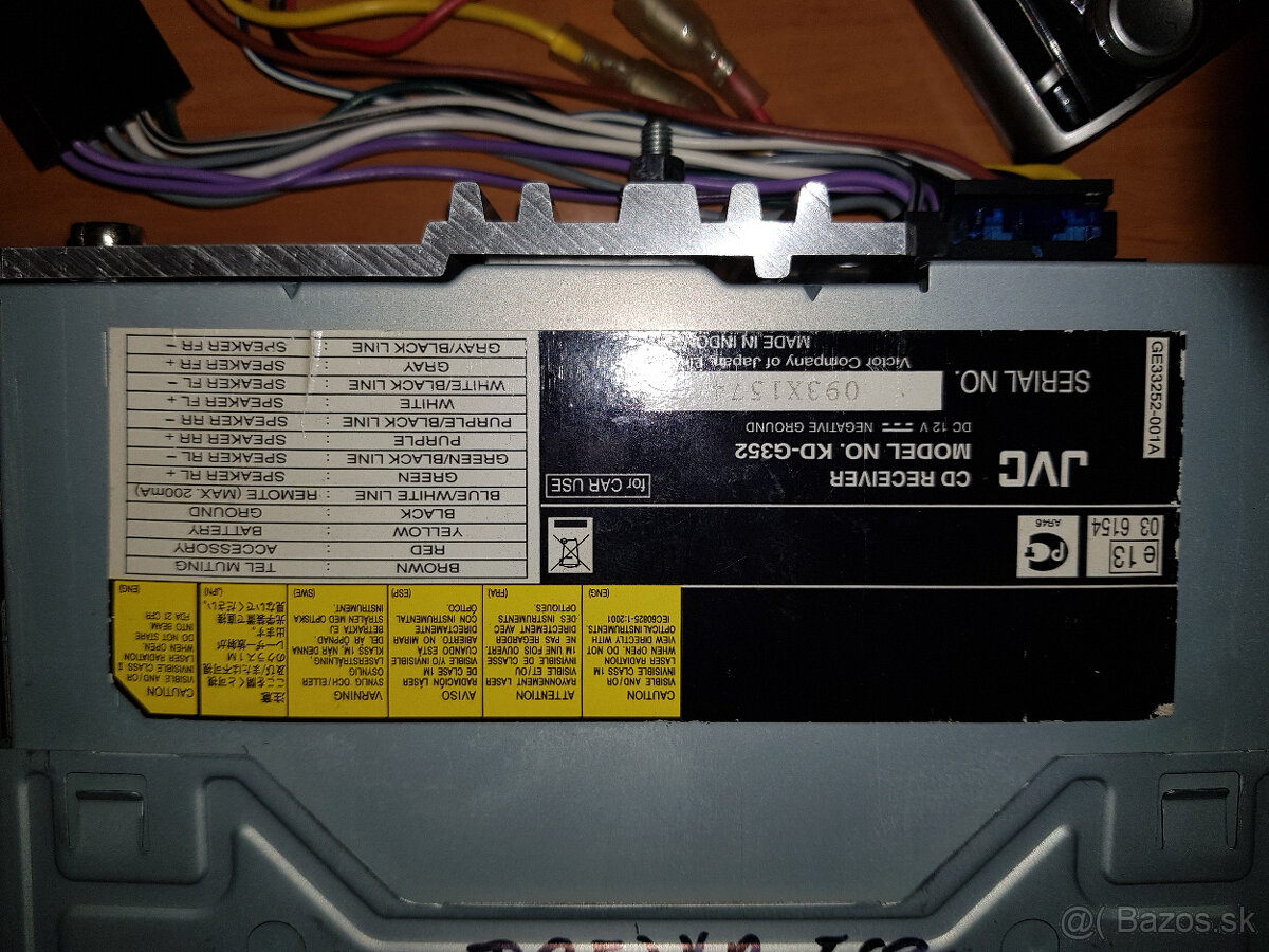 Predám JVC Autorádio. - 4