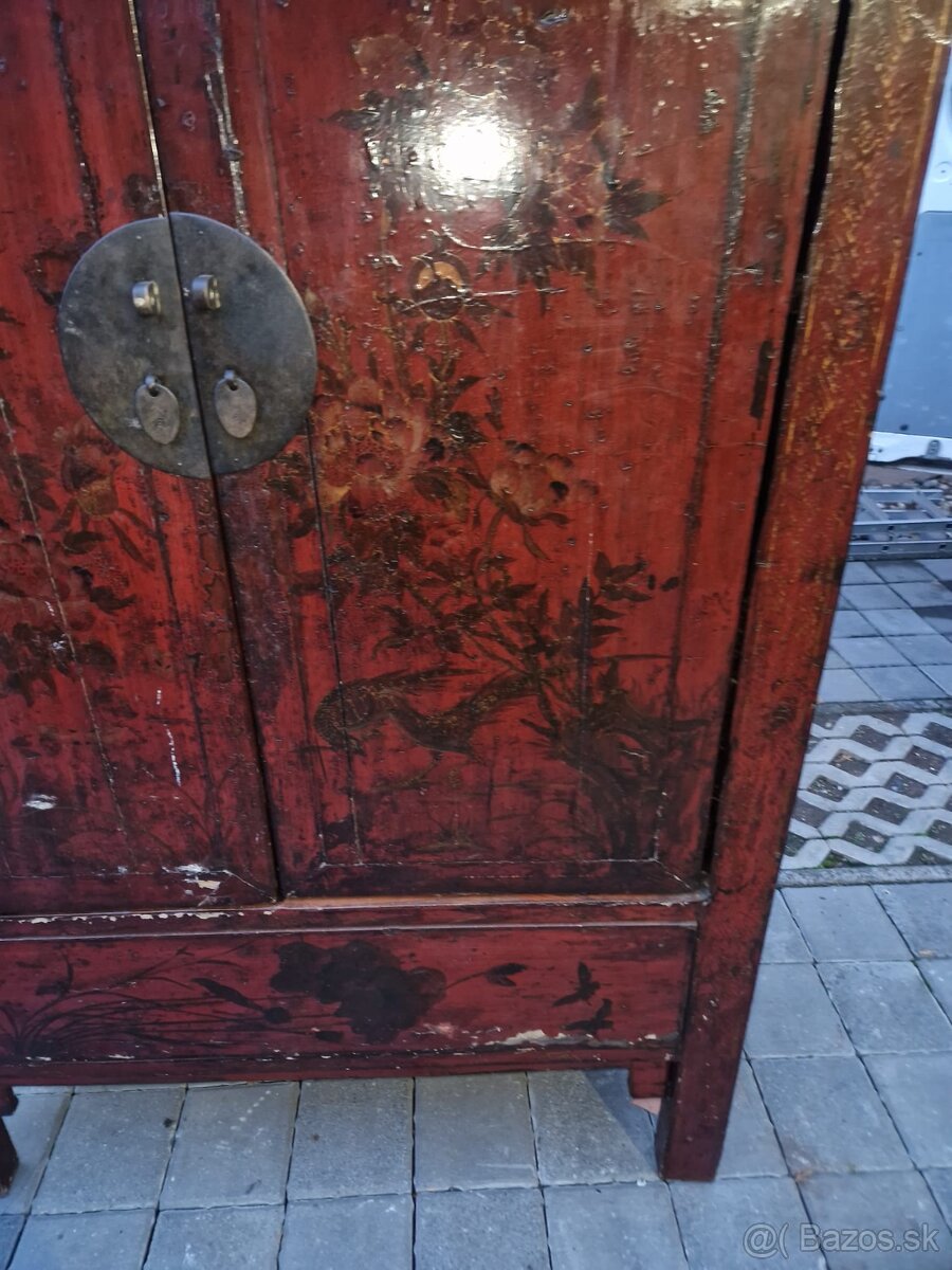 07 - Predám maľovanú skrinku – orientálny štýl - 4