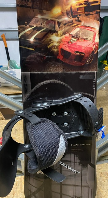 - - - Snowboard G-FORCE - "Hot Wheel" s viazaním - - - - 4