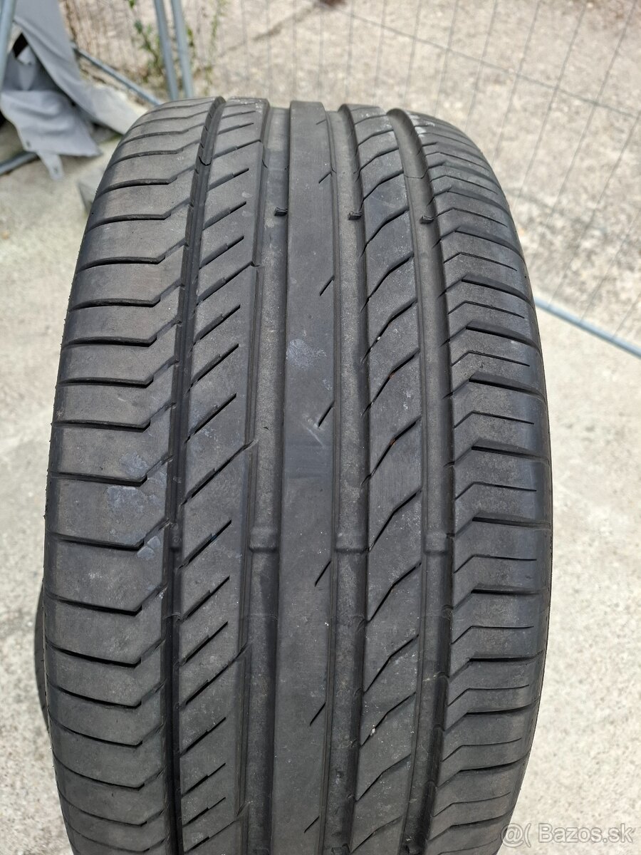 Predám sadu letných pneu Continental 255/45 R18 - 4