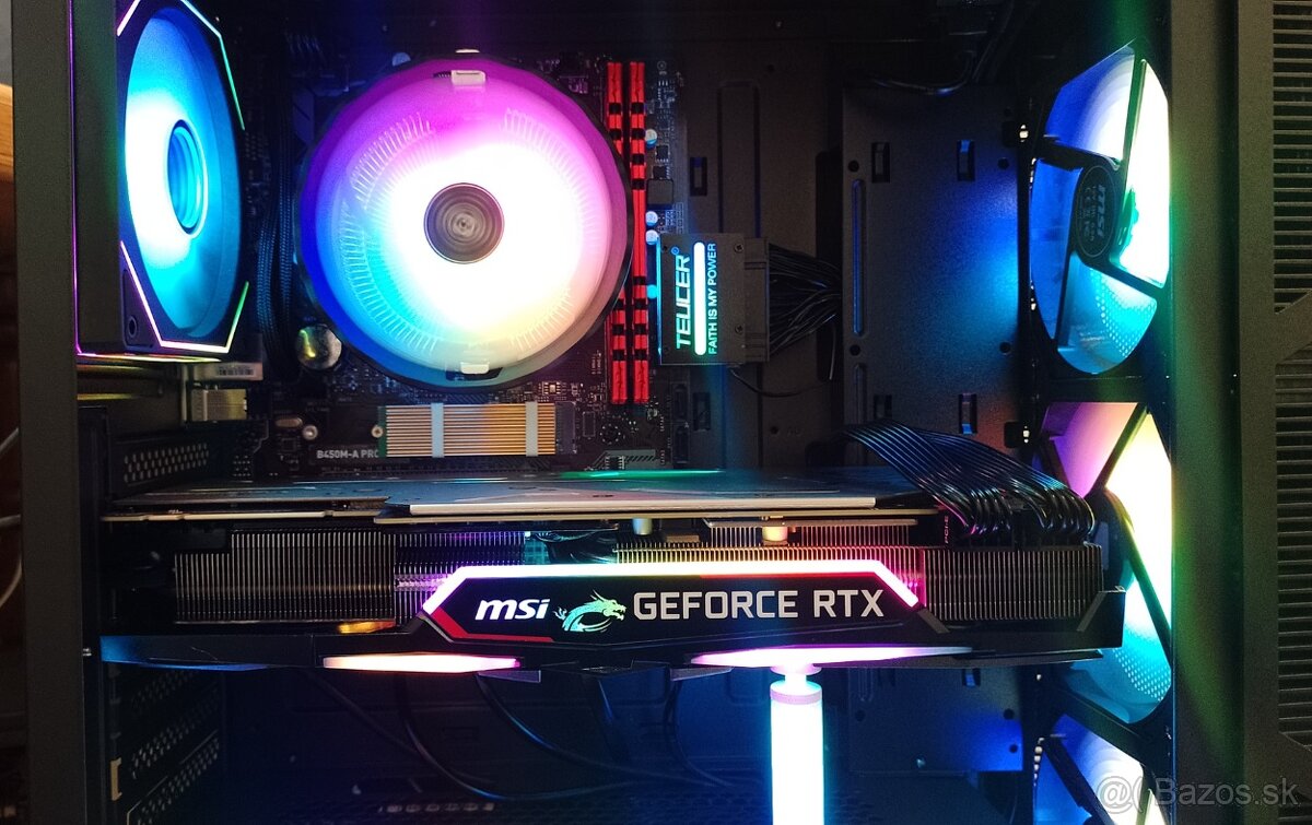 Herný PC – RTX 2070 SUPER Gaming X Trio / Ryzen 5 / 16GB RAM - 4