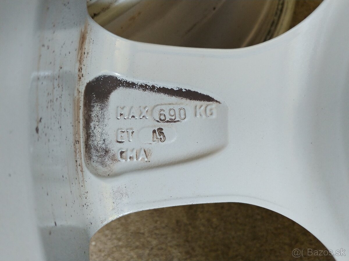 Alu disky R16 x 7J, 5x114,3 - 4