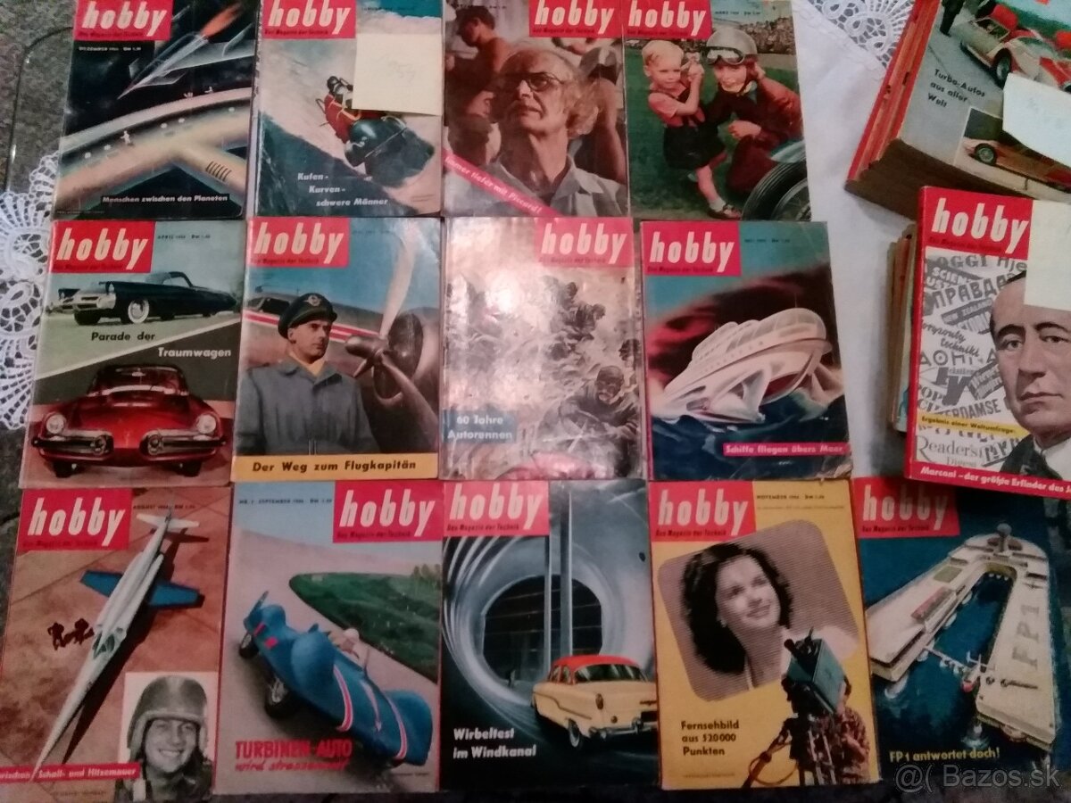 Hobby das magazin der technik rocnik 1953,1954,55,56 - 4