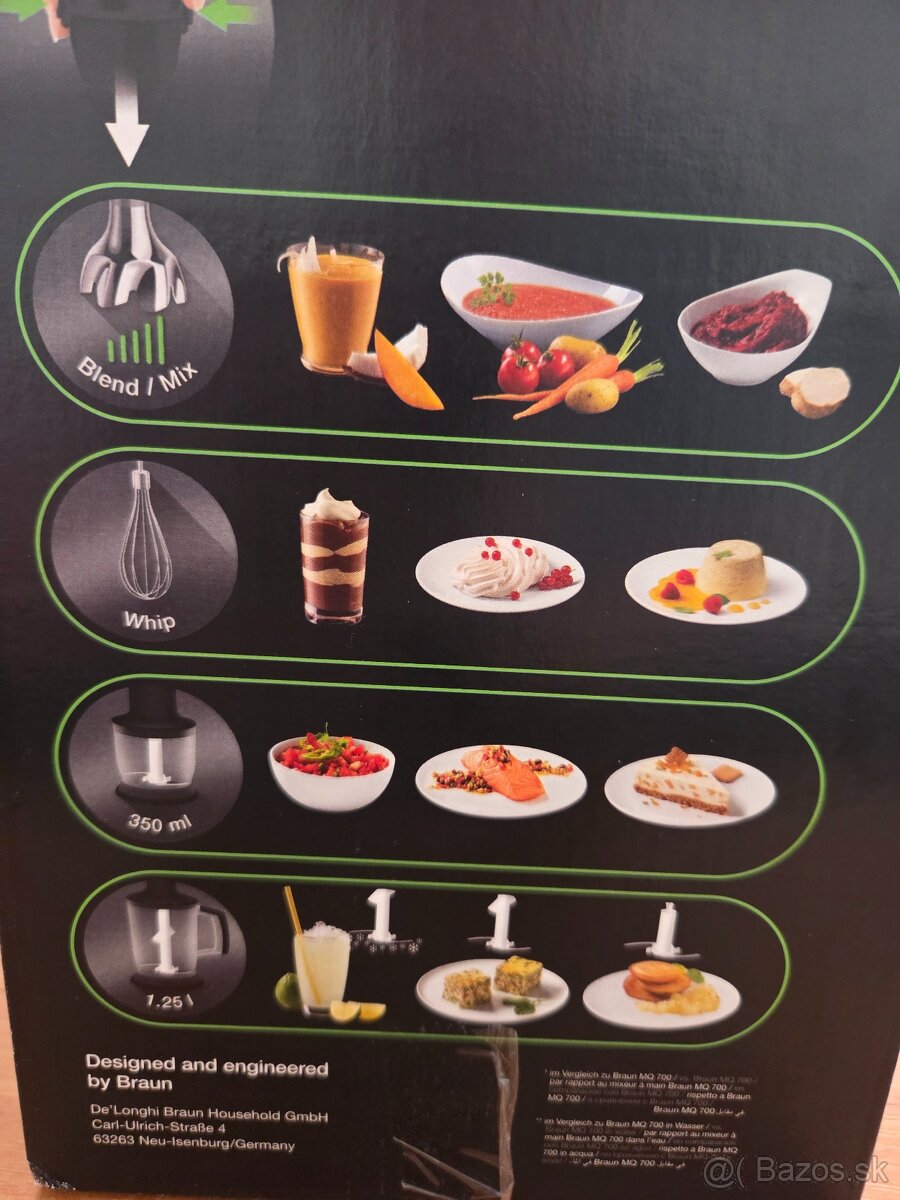 Ponorný mixér Braun MultiQuick 7 - 4