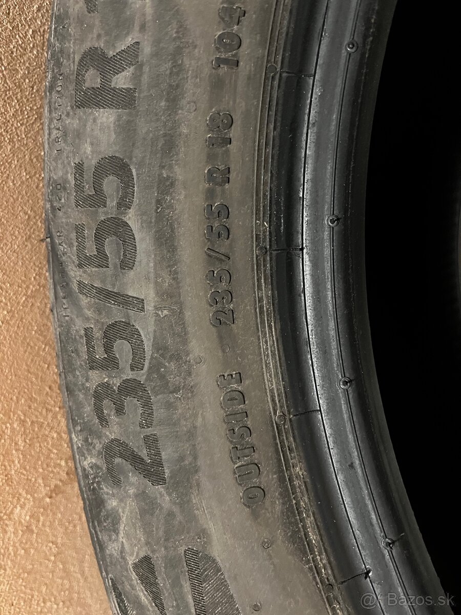 Predám letné pneumatiky Continental EcoContact 6 - 4