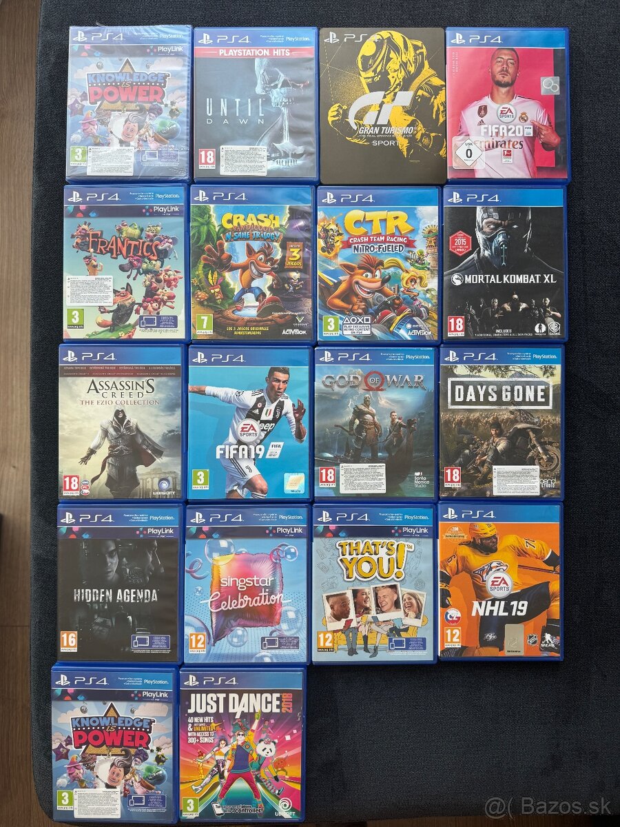 Predám PlayStation 4 Slim 1TB + 2 ovládače + krabica - 4