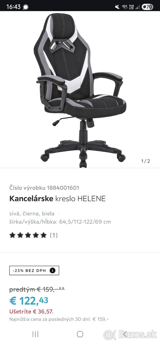 Kancelárska stolička - 4