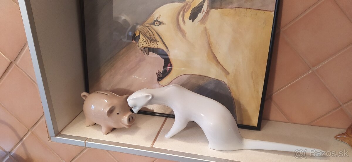 Sošky Jaroslav Ježek Brusel Royal Dux velké kousky TOP - 4