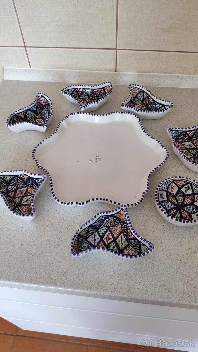 Keramická miska Darina, ručný krájač - 4