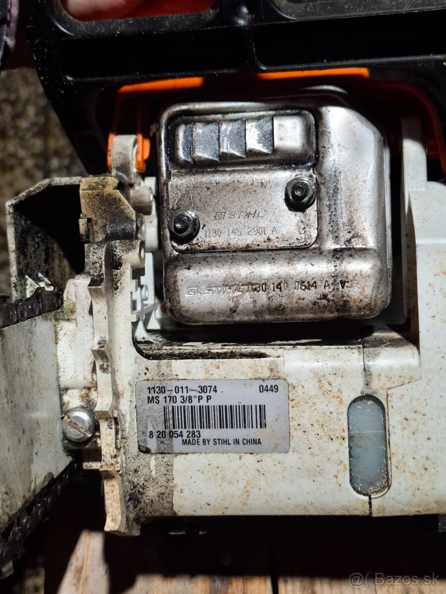 Benzínová reťazová píla stihl ms170 - 4