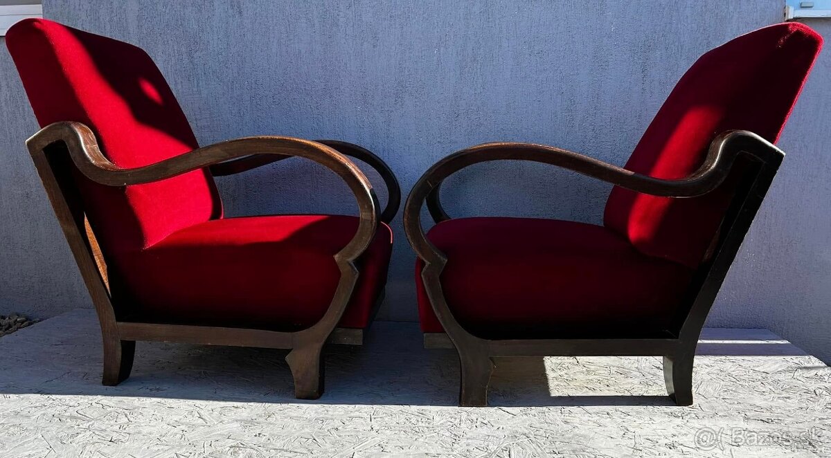 Art Deco kreslá - F134 - 4