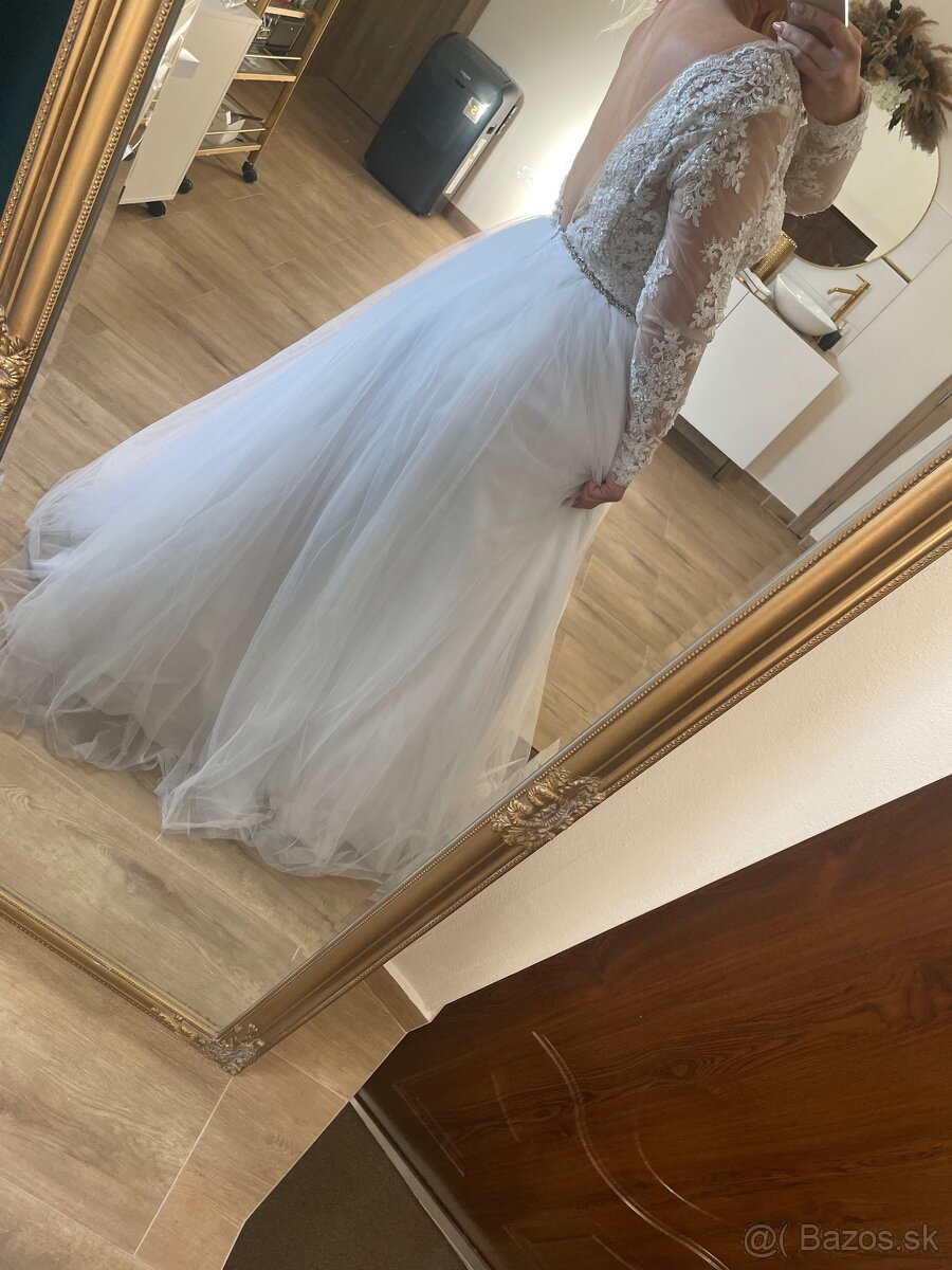 Predám Svadobné šaty - 4