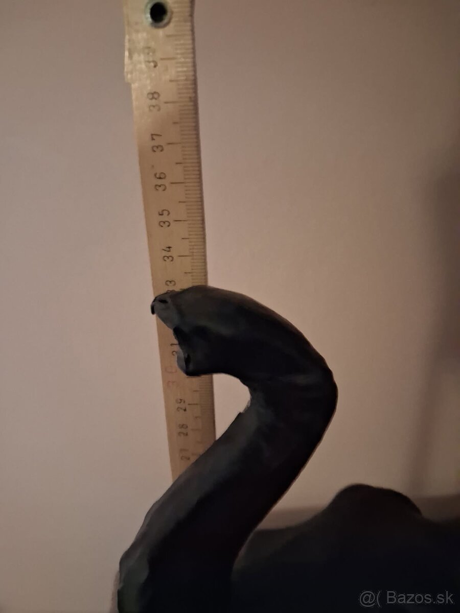 Vintage kožená socha slona/Kenya - 4