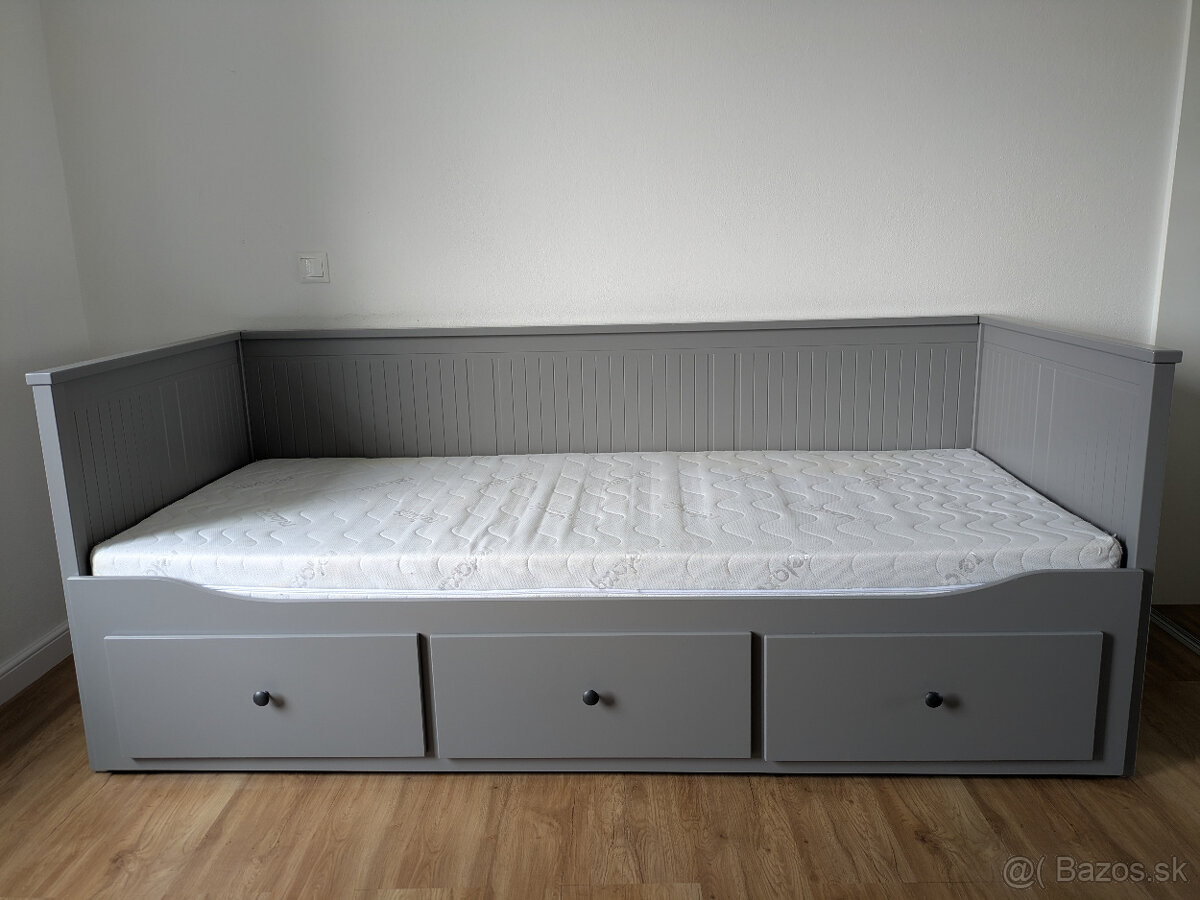 Predám IKEA Hemnes rozkladaciu posteľ - 4