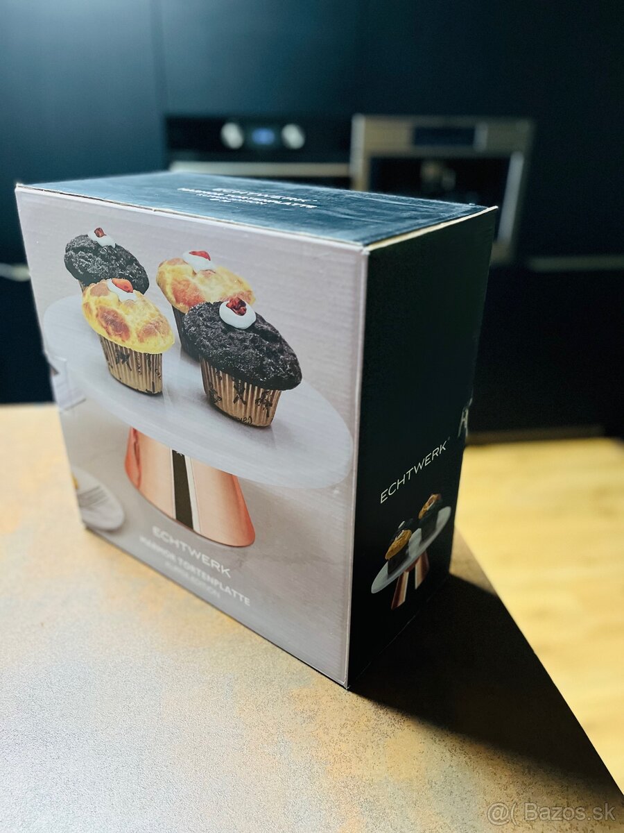 Servírovací podnos, stojan na tortu, nový - 4