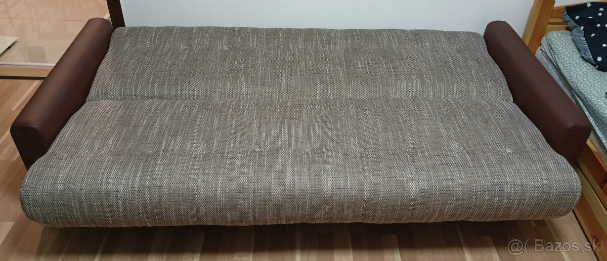 Čalúnená rozkladacia pohovka – spanie + úložný priestor - 4