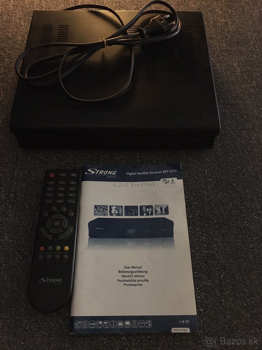 Satelitný digitálny prijímač Strong SRT6511 - 4