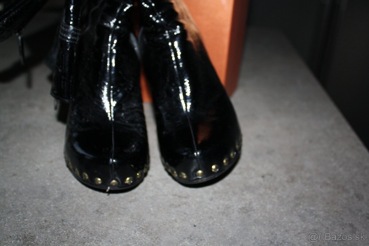 Baldinini kozene cižmy vel.36 - 4