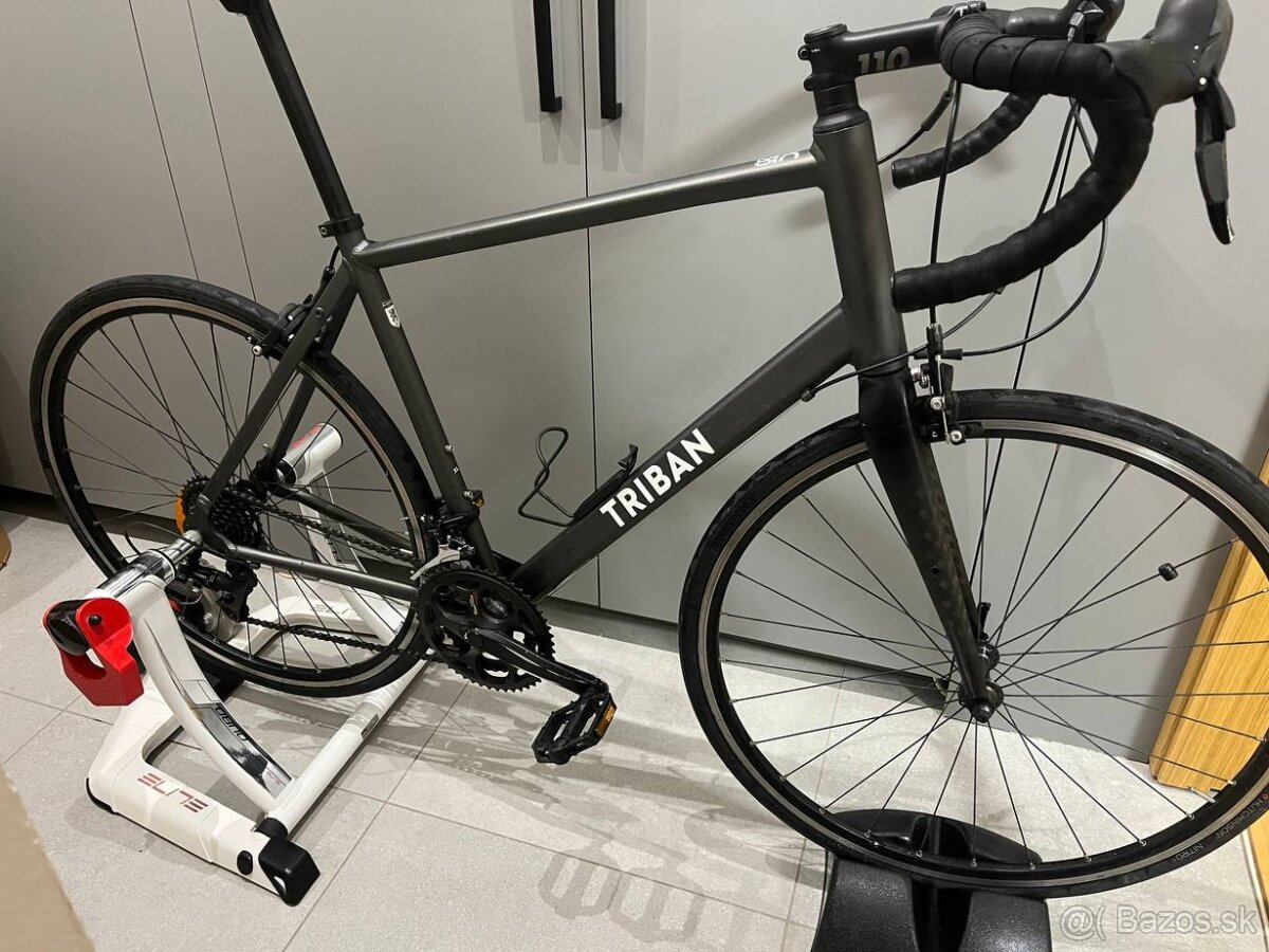 Predám cestný bicykel + trenažér ELITE - 4