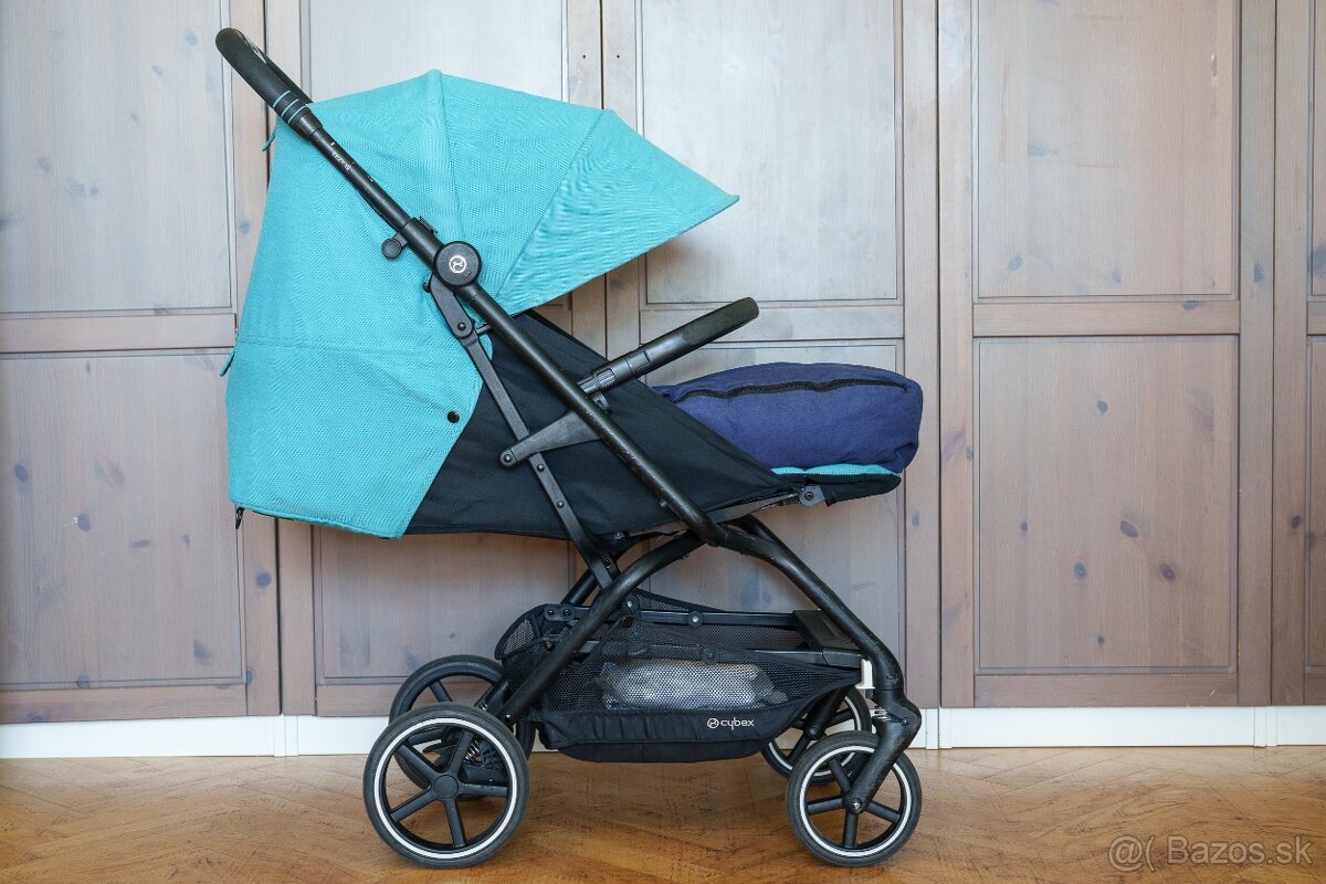 Kočík CYBEX EEZY S+ 2 River blue s príslušenstvom - 4