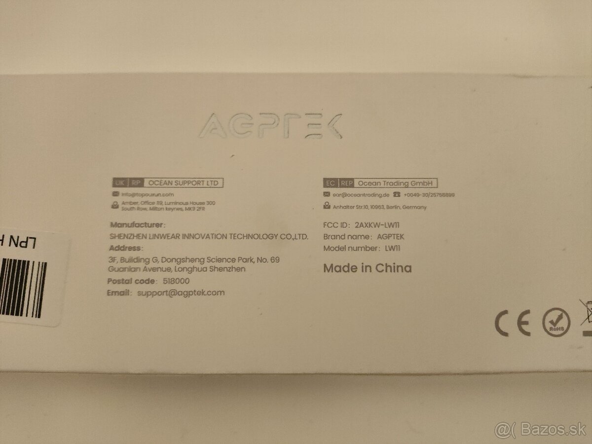 #278 Smart hodinky AGPTEK (čierne) - 4
