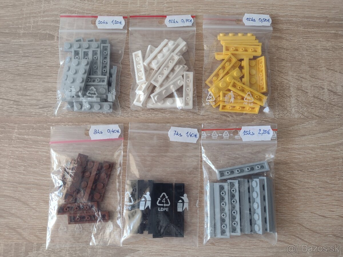 Lego diely v baleniach 1 - 4