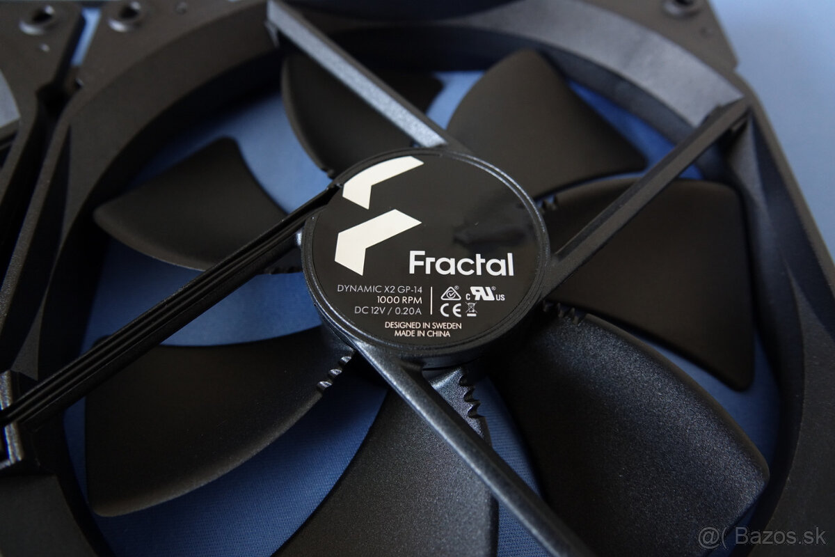 Ventilátory Fractal Dynamic X2 GP-14 Black - 3 kusy - 4
