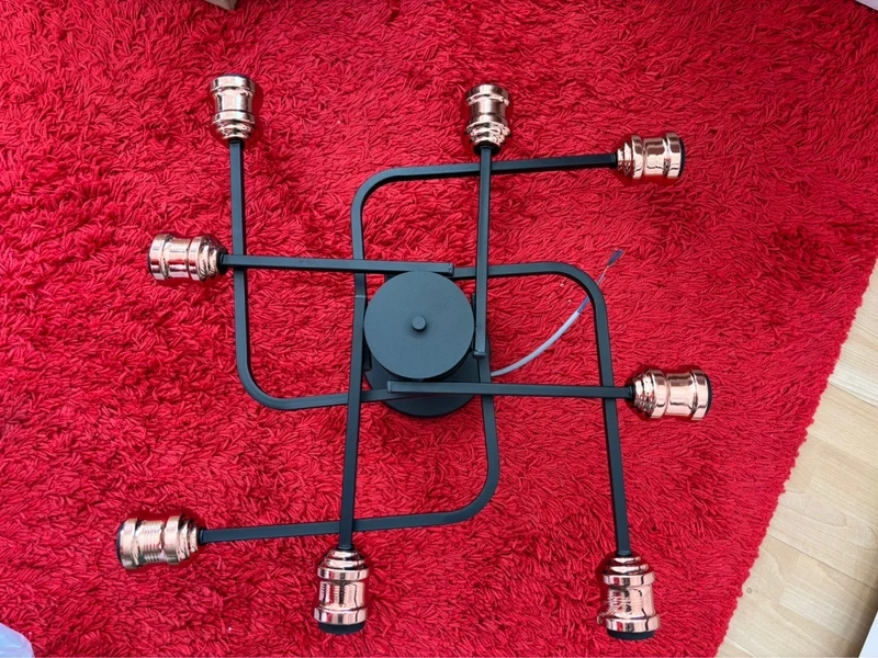 Stropne svietidlo cierne - 4