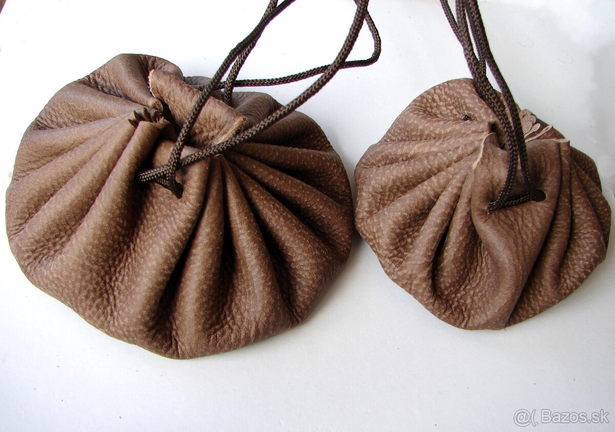 Kožené handmade mešce TYP3 na "Greenburry" spôsob - 4