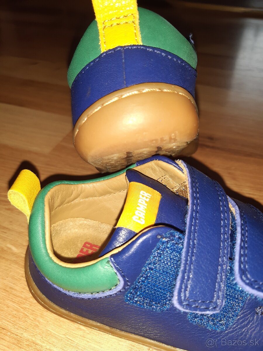 Barefoot dětské tenisky Camper - modré - 4