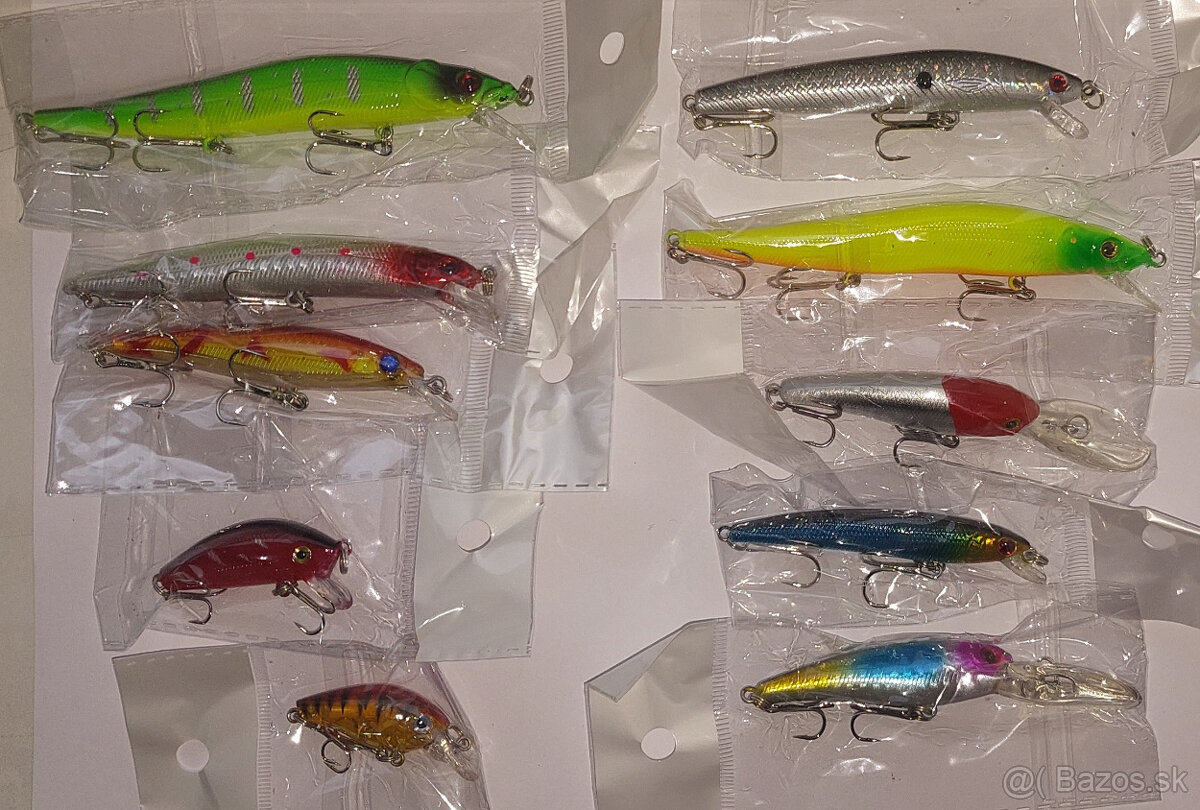 Rybolov - voblery sada mix - 4